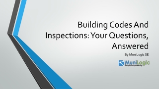 Building Codes And Inspections  Your Questions, Answered