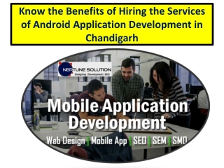 Mobile app development company in chandigarh