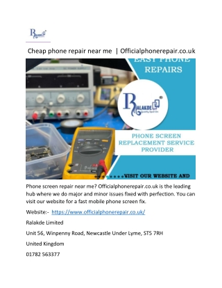Phone repair uk  | Officialphonerepair.co.uk