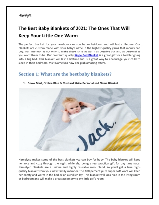 The Best Baby Blankets of 2021 The Ones That Will Keep Your Little One Warm-converted