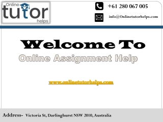 Online Assignment Help PPT