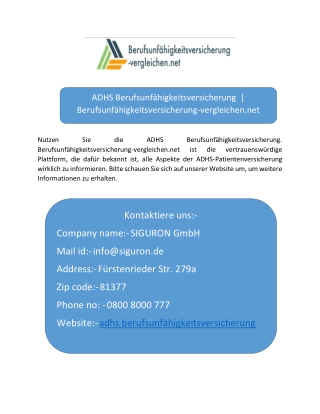 ADHS Berufsunfähigkeitsversicherung   Berufsunfähigkeitsversicherung-vergleichen.net-converted
