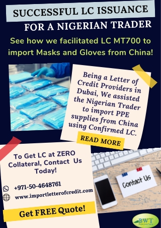 Infographics: Confirmed LC – Letter of Credit Providers in Dubai