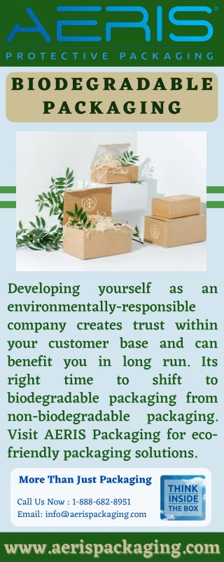 Biodegradable Packaging