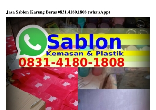 Jasa Sablon Karung Beras ౦83I~ԿI8౦~I8౦8(WA)