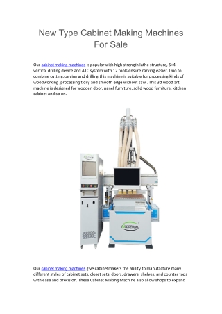 Cabinet Making CNC Machine/ CNC Kitchen Cabinet Wooden Door