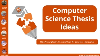Computer Science Thesis Ideas