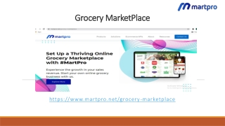 Grocery MarketPlace