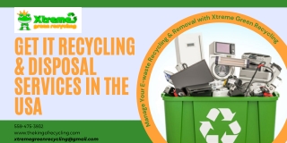 Get IT Recycling & Disposal Services in the USA