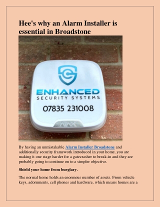 Get the best CCTV Installer in Broadstone