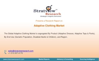 Adaptive Clothing Market, Dynamics, Market Analysis, Industry Analysis