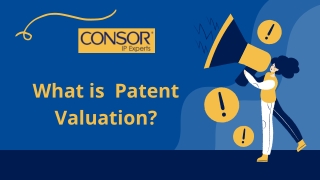 Patent Valuation | CONSOR IP Consulting and Valuation
