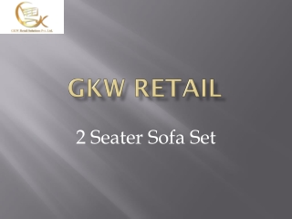 2 seater sofa set
