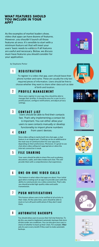 What features should you include in your app (3)