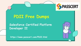 Download 2021 Salesforce Platform Developer II PDII Exam Dumps