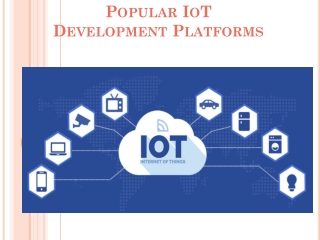 Popular IoT Development Platforms