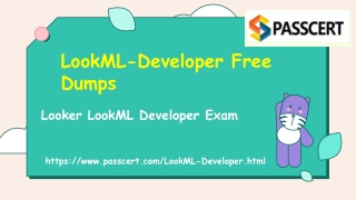 Looker LookML-Developer Certification Dumps