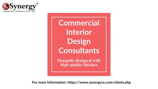 Commercial Interior Design Consultants