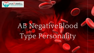 AB Negative Blood Type Personality