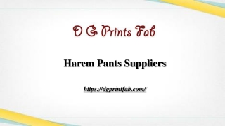 Harem Pants Suppliers | https://dgprintfab.com/