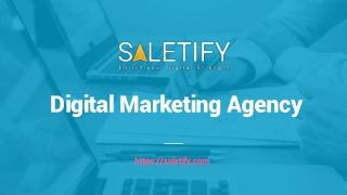 Internet Marketing Service Providing Agency in Pune - Saletify