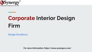 Best Corporate Interior Design Firm