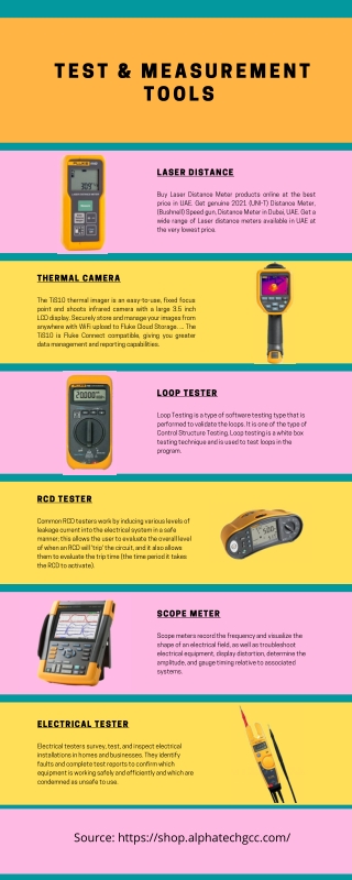 Test & Measurement Tools