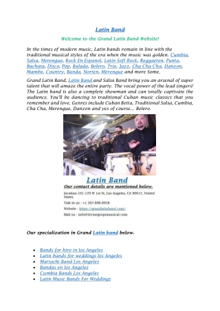 Latin Band