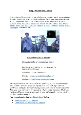 Grupo Musical Los Angeles