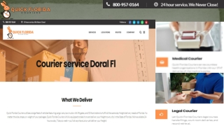 Courier Service Doral Fl - Quick Florida Couriers