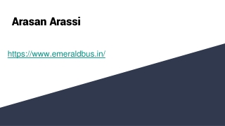 Arasan Arassi _ Bus Booking _ Reasonable Bus Tickets