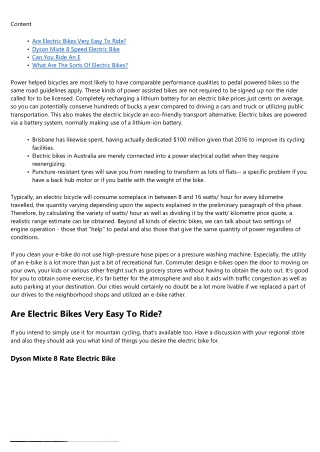 Should You Obtain An Electric Bike?