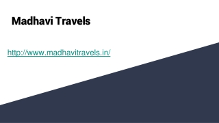 Madhavi Travels _ Bus Booking _ Reasonable Bus Tickets