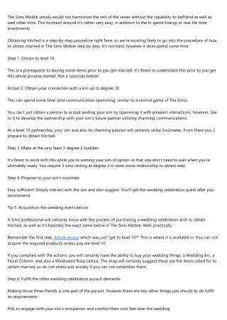 Sims 4 Guide