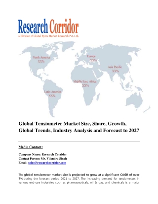 global-tensiometer-market