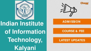 Indian Institute of Information Technology - [IIIT], Kalyani