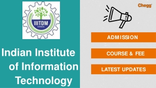 Indian Institute of Information Technology Design & Manufacturing - [IIITDM], Ku