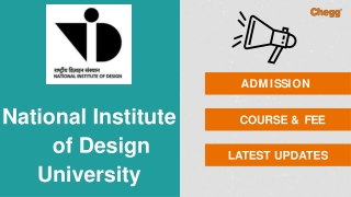 National Institute of Design - [NID], Gandhinagar