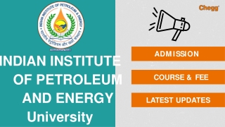 Indian Institute of Petroleum and Energy - [IIPE], Sabbavaram