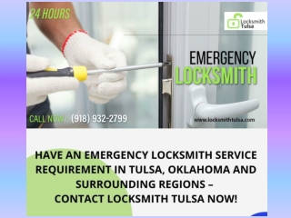 Skilled and Professional House Lockout Services in Tulsa