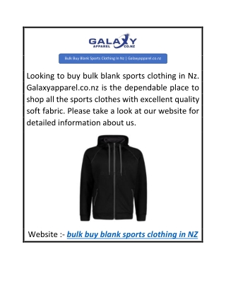 Bulk Buy Blank Sports Clothing In Nz Galaxyapparel.co.nz