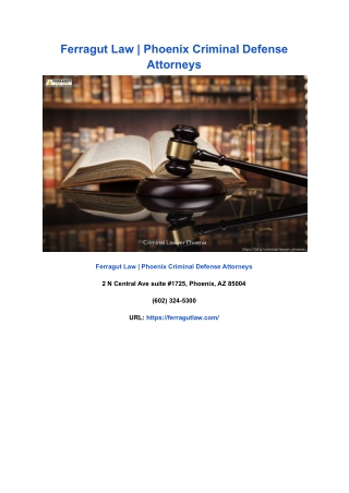 Ferragut Law _ Phoenix Criminal Defense Attorneys