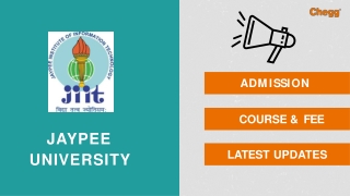 Jaypee University - [JUIT], Bulandshahar