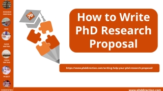 How to Write PhD Research Proposal