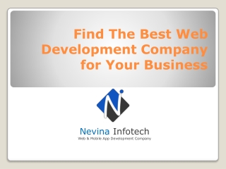 Find The Best Web Development Company for Your Business