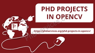 PHD PROJECTS IN OPENCV