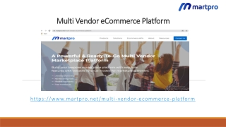 Multi Vendor eCommerce Platform