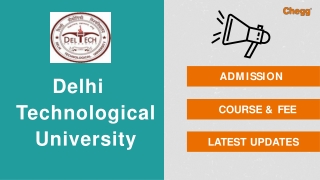 Delhi Technological University