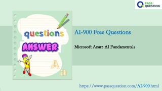 2021 Free Azure AI Fundamentals AI-900 Questions and answers