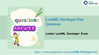 Looker LookML Developer Exam Questions